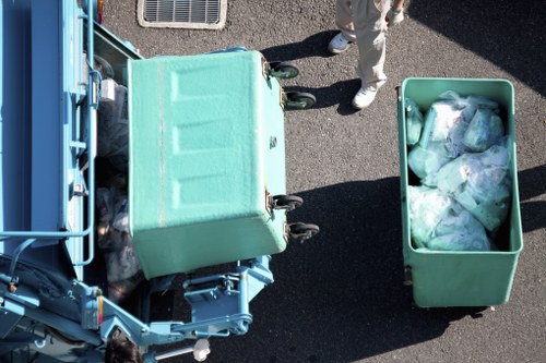 Recycling process during loft clearance